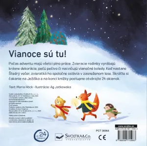 Vianočná knižka 24 adventných okienok