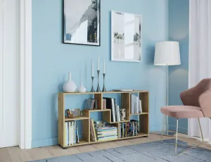 Regál Pintal dekor dub-med š: 117cm
