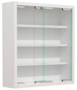 VCM Nástěnná vitrína Agisa S, bílá