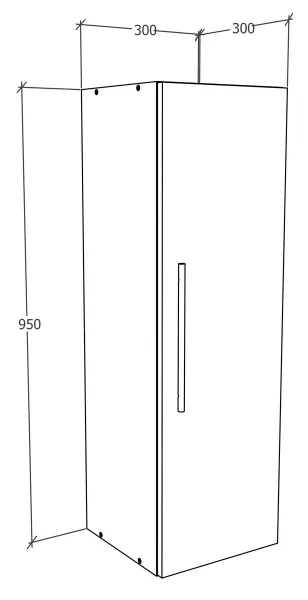 Nástenný regál Arila š: 115 cm, biely