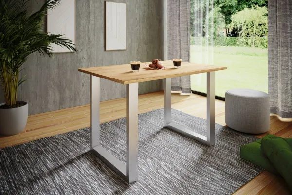 VCM Jídelní stůl Xona 110x50 U-nohy, dub medový