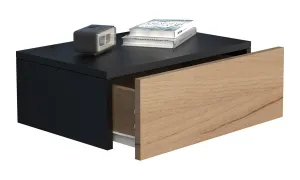 VCM Noční stolek Usal M 45, černý
