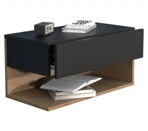 VCM Noční stolek Usal XL 60, černý