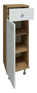 VCM Koupelnová střední skříňka Nilosi, dub medový