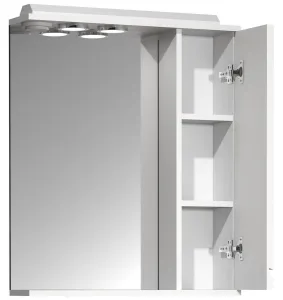 VCM Zrcadlová skříňka Silora L 60 cm, bílá