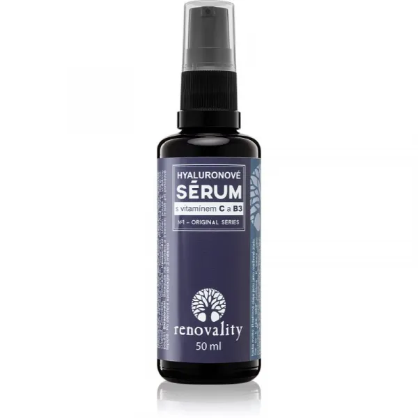 Renovality Original Series Hyalurónové sérum s vitamínom C a B3 pleťové sérum pre všetky typy pleti 50 ml