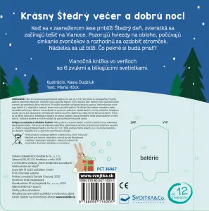 Moja blikajúca zvuková knižka Vianoce v lese