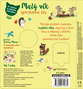 Malý vlk spoznáva les - so zvukmi a prstovou maňuškou