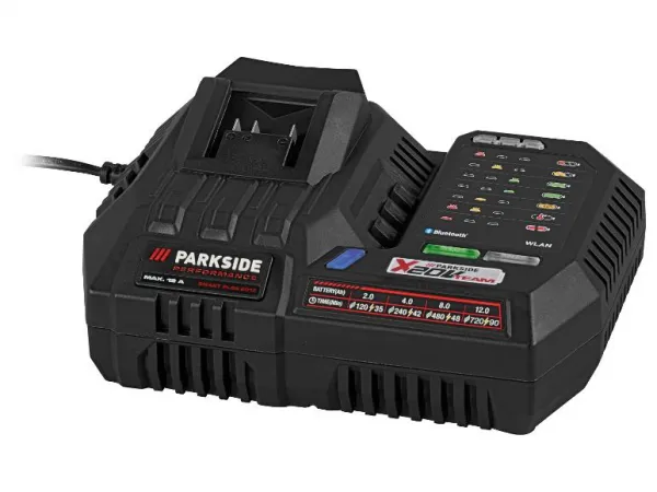 Parkside Performance® Smart nabíjačka akumulátora 20 V/12 A Plgs 2012 A1
