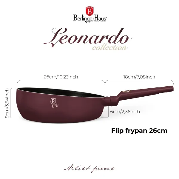 BerlingerHaus Flipová panvica Leonardo 26 cm