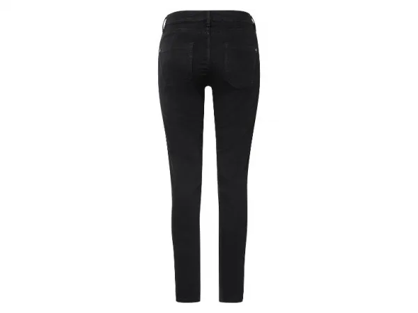 esmara® Dámske rifle push-up Super Skinny Fit (čierna, 36)