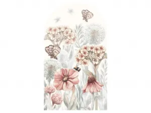 Nástenná samolepka OBLÚK do detskej izby DIVOKÉ KVETY Zvoľte rozmer: 60 x 110 cm