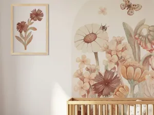 Nástenná samolepka OBLÚK do detskej izby LÚKA Zvoľte rozmer: 60 x 110 cm