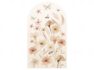 Nástenná samolepka OBLÚK do detskej izby LUČNÉ KVIETI Zvoľte rozmer: 60 x 110 cm