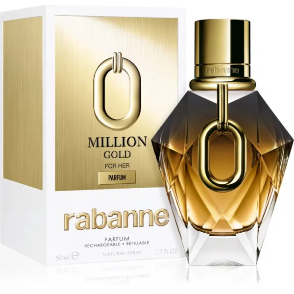 Rabanne Million Gold For Her Le Parfum parfém plniteľný pre ženy 50 ml