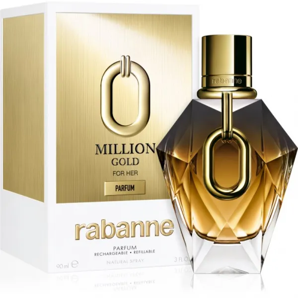 Rabanne Million Gold For Her Le Parfum parfém plniteľný pre ženy 90 ml