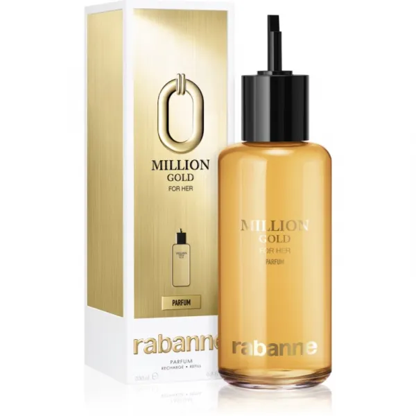 Rabanne Million Gold For Her Le Parfum náhradná náplň pre ženy 200 ml