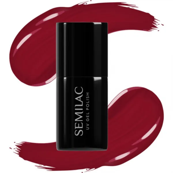 Semilac UV Hybrid Winter Collection gélový lak na nechty s použitím UV/LED lampy odtieň 592 Jelly Cherry 7 ml