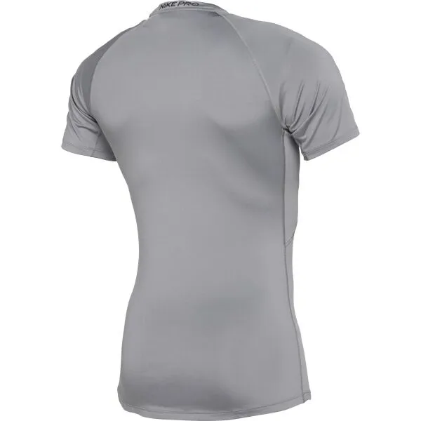 Nike M NP DF TIGHT TOP SS Pánske tréningové tričko, sivá, veľkosť
