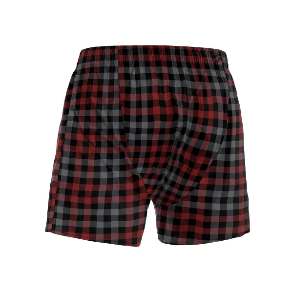 HORSEFEATHERS Trenírky Sonny - charcoal RED velikost M
