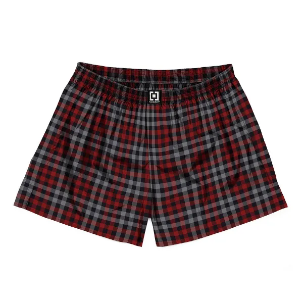 HORSEFEATHERS Trenírky Sonny - charcoal RED velikost XL