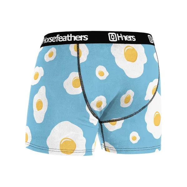 HORSEFEATHERS Boxerky Sidney - eggs BLUE velikost M