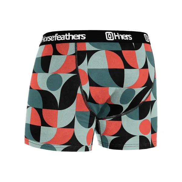 HORSEFEATHERS Boxerky Sidney - mosaic BLUE velikost M