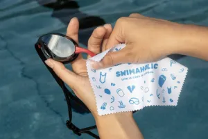 Swimaholic goggle cloth biela