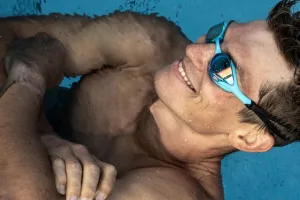 Swimaholic visionrace mirror goggles modrá