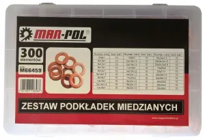 Marpol – sada medených podložiek 300 ks