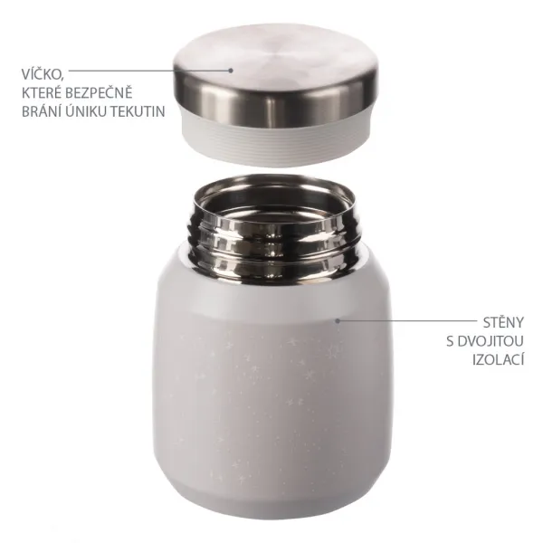 Zopa termoska na jedlo 300 ml Cookie Beige