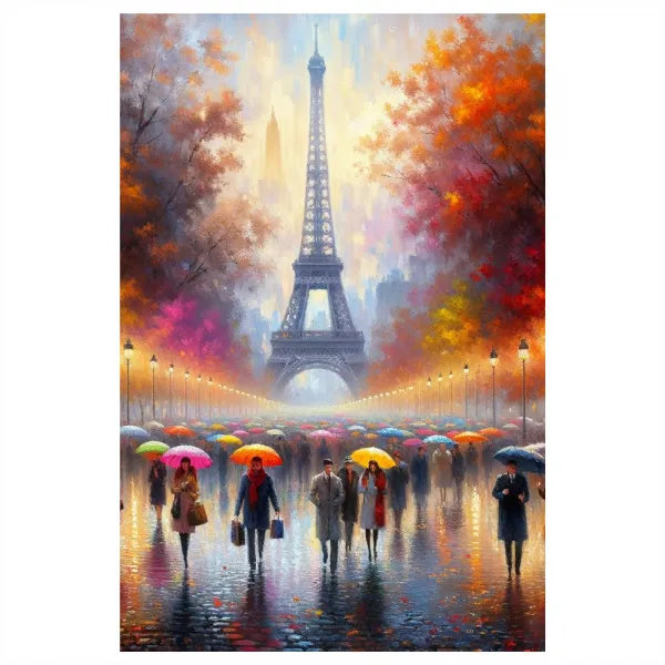 Obraz Paríž v farbách jesene