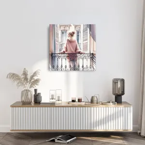 Obraz pokojné chvíle na balkóne