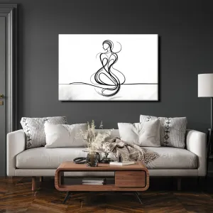 Obraz elegantné línie ženy