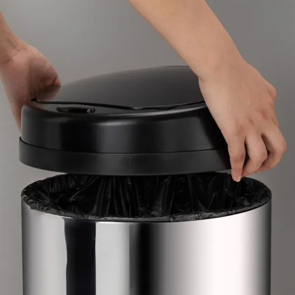 Automatický odpadkový kôš 50 l so senzorom, nerez,strieborny