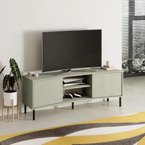 TV stolík Houseland Frem šedo-zelený