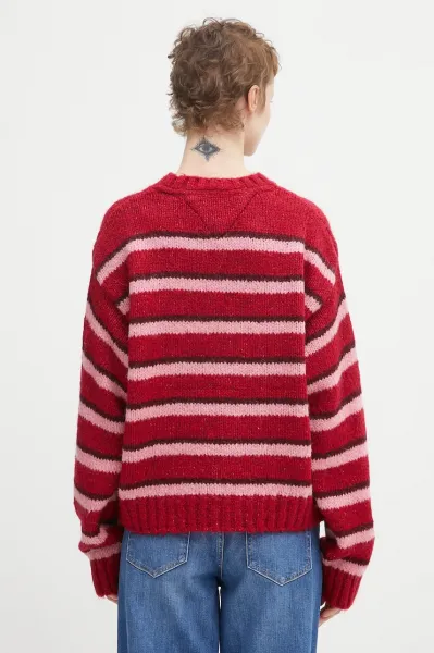 Sveter s prídavkom alpaky Tommy Jeans