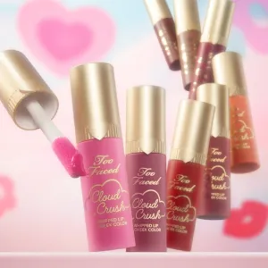 Too Faced Cloud Crush Whipped Lip & Cheek Color tekutá lícenka na pery a líca odtieň Super Candy Clouds 4.3 g