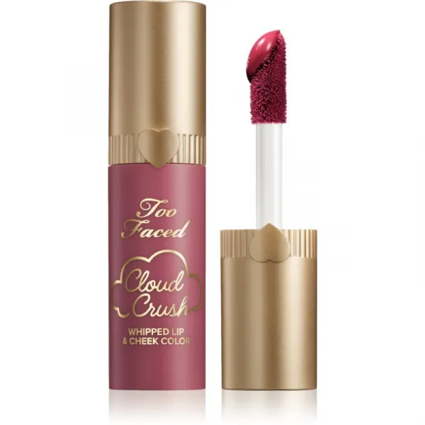 Too Faced Cloud Crush Whipped Lip & Cheek Color tekutá lícenka na pery a líca odtieň Bed of Roses 4.3 g