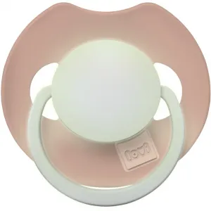 LOVI Cumlík svietiaci silikónový dynamický PRIME 0-6m 1ks Blush