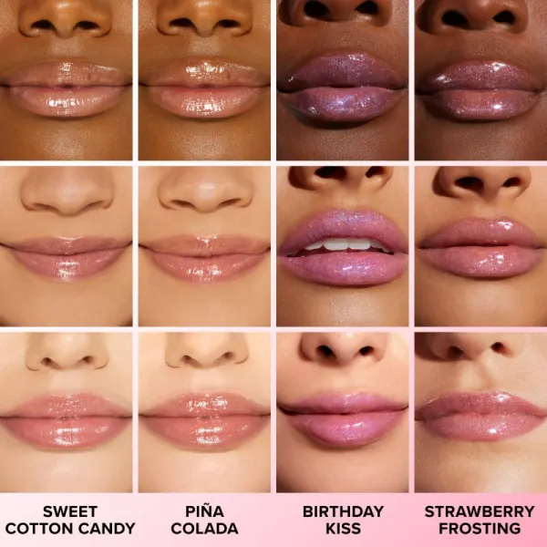 Too Faced Kissing Jelly Lip Oil Gloss olejový lesk na pery pre intenzívnu hydratáciu odtieň Cherry Pie 4.5 ml