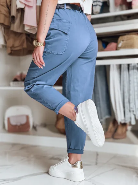 Dámske baggy nohavice GOTRENDI modré