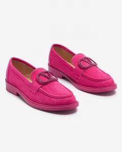 Resti Fuchsia women's moccasins with decoration Fogras- Footwear