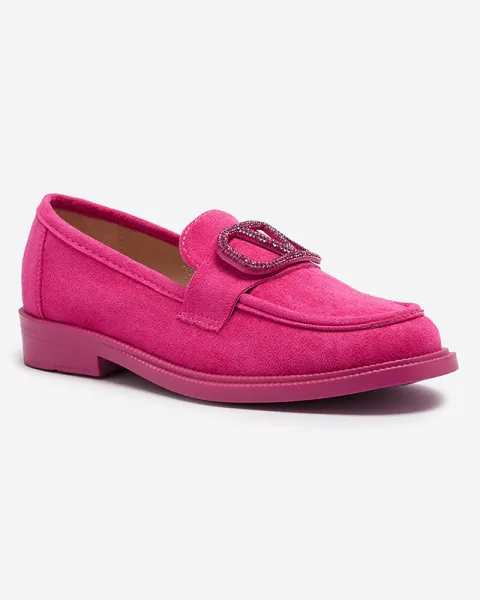 Resti Fuchsia women's moccasins with decoration Fogras- Footwear