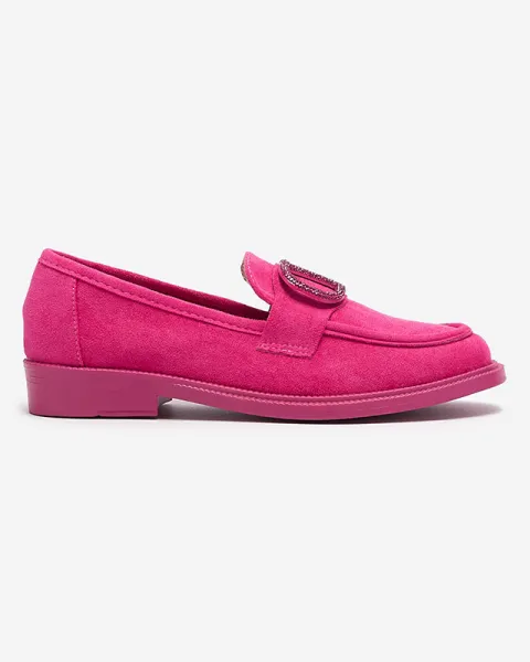 Resti Fuchsia women's moccasins with decoration Fogras- Footwear