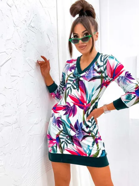 Resti Women's mini dress with original pattern