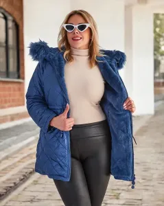 Resti Women's quilted jacket in blue