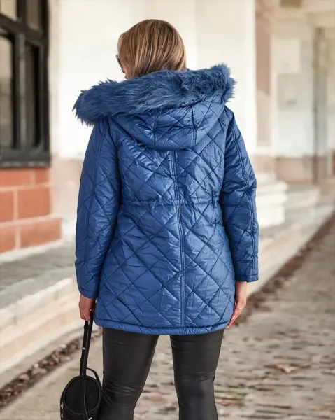 Resti Women's quilted jacket in blue
