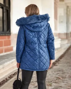 Resti Women's quilted jacket in blue