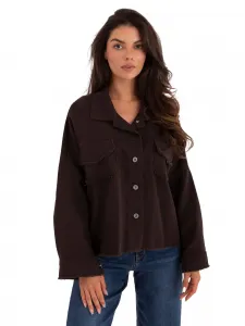 Shirt-IT-KS-FL5779.87-dark brown
